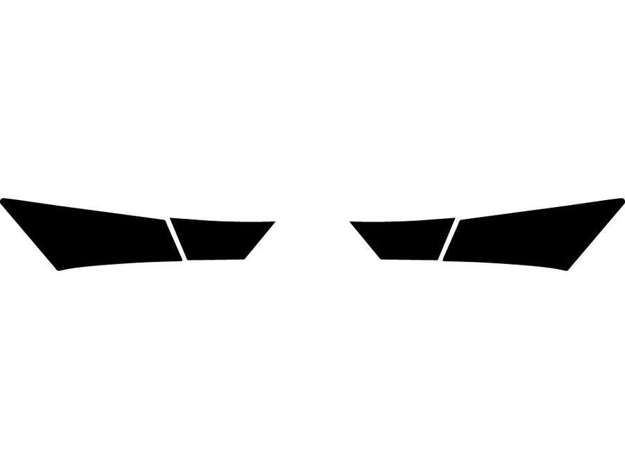 avalon Precut Tail Light Tint Diagram