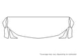 avalon 3M Clear Bra Hood Precut PPF Diagram