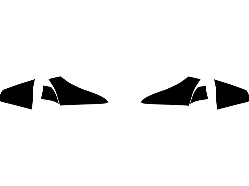 avalon Precut Tail Light Tint Diagram
