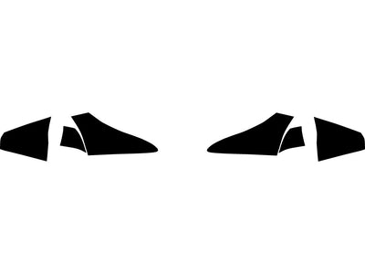 avalon Precut Tail Light Tint Diagram