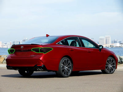 avalon Tail Light Tint Installation Points