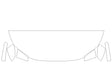 bz4x 3M Clear Bra Hood Precut PPF Diagram