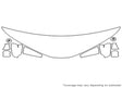 c-hr 3M Clear Bra Hood Precut PPF Diagram
