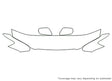 camry 3M Clear Bra Hood Precut PPF Diagram