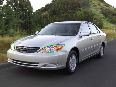 toyota camry 2002-2004 Headlight Protection Installation Location