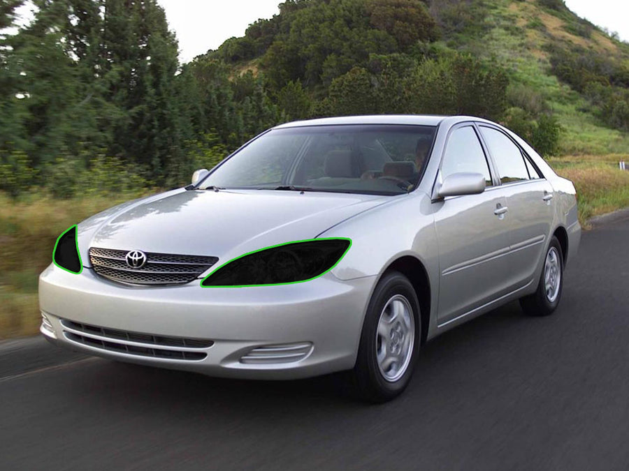toyota camry 2002-2004 Headlight Tint Location