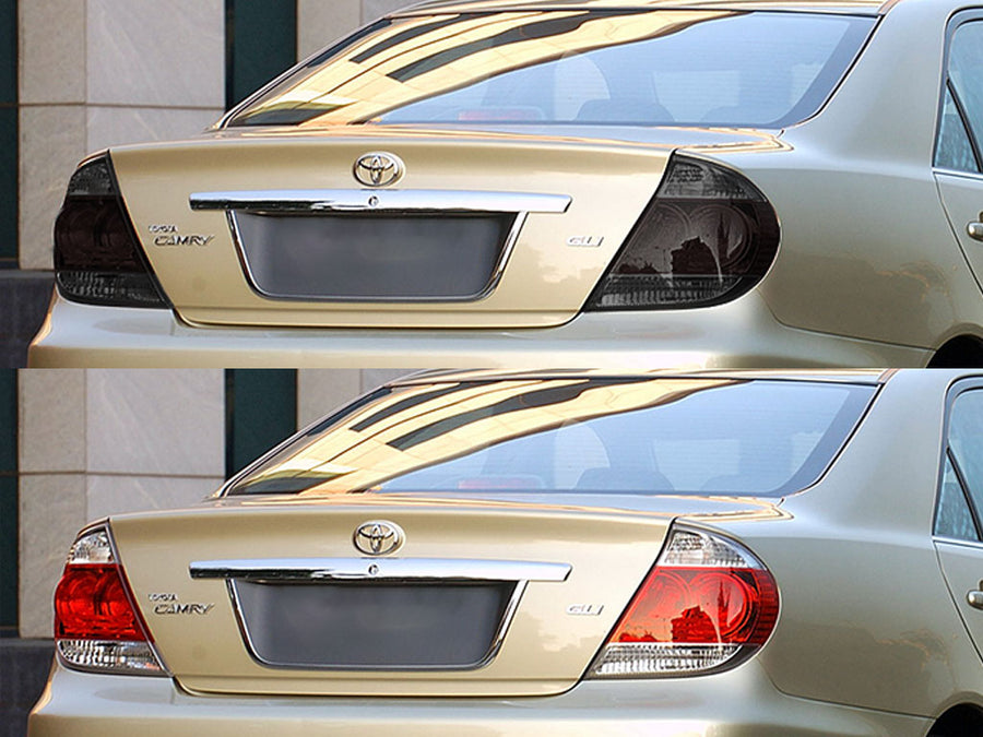 camry Before and After Smoked Taillights