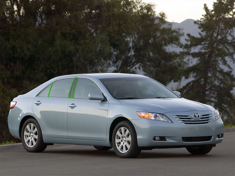 toyota camry 2002-2006 Pillar Post Trim Installation Location