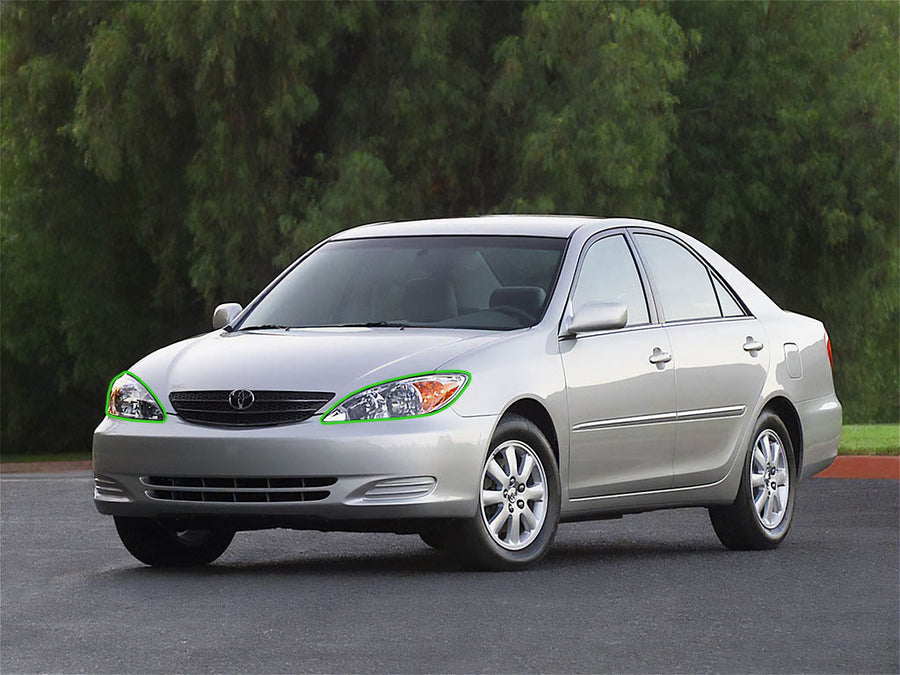 toyota camry 2005-2006 Headlight Protection Installation Location