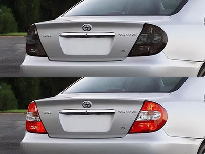 camry Before and After Smoked Taillights