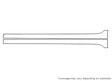 camry Avery Dennison Clear Bra Door Cup Precut PPF Diagram