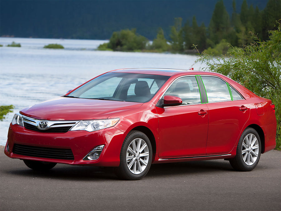 toyota camry 2012-2014 Pillar Post Trim Installation Location