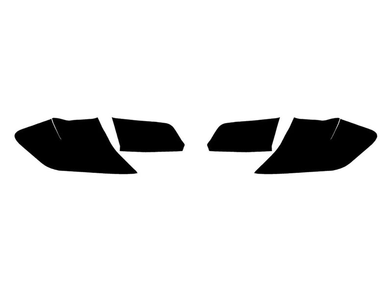 camry Precut Tail Light Tint Diagram