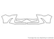 camry 3M Clear Bra Bumper Precut PPF Diagram