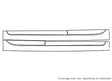 camry Avery Dennison Clear Bra Door Cup Precut PPF Diagram