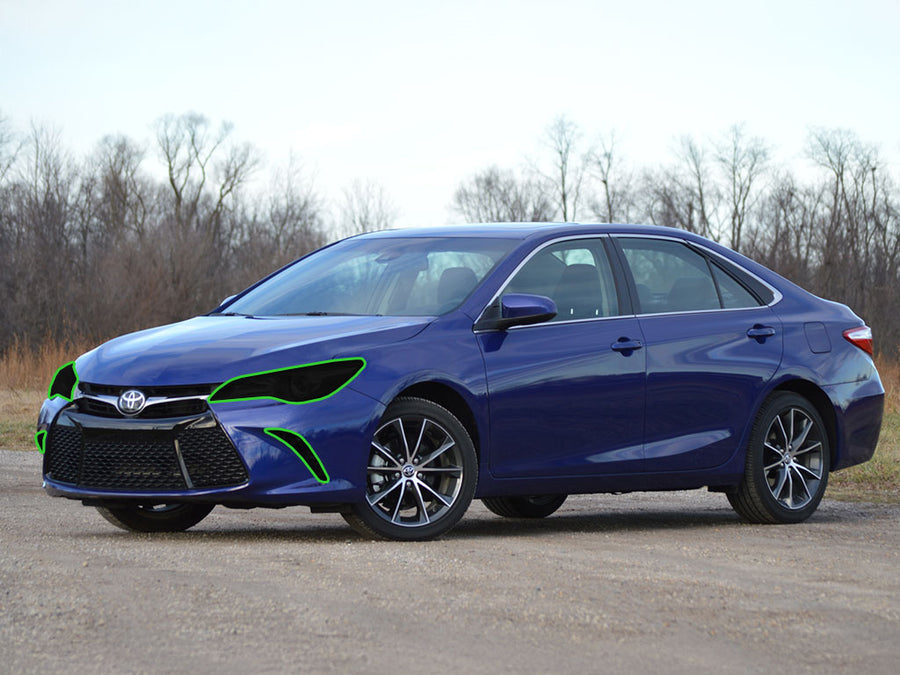 toyota camry 2015-2017 Headlight Tint Location