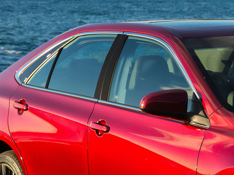 toyota camry 2015-2017 Matte Black Pillar Cover Diagram