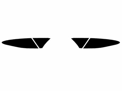 camry Precut Tail Light Tint Diagram