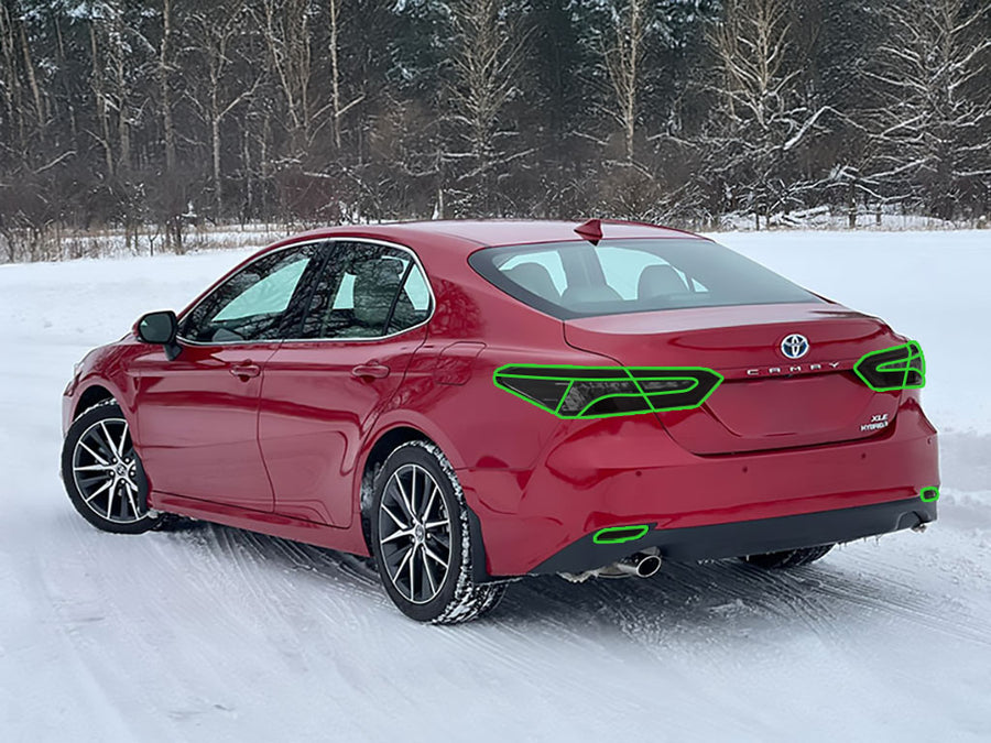 camry Tail Light Tint Installation Points