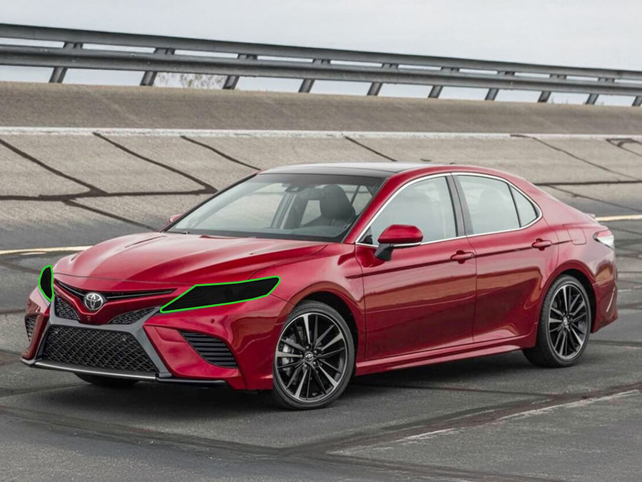 toyota camry 2018-2024 Headlight Tint Location