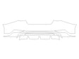 camry Avery Dennison Clear Bra Door Cup Precut PPF Diagram