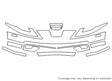 celica Avery Dennison Clear Bra Bumper Precut PPF Diagram