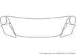 celica 3M Clear Bra Hood Precut PPF Diagram