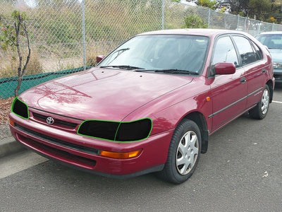 toyota corolla 1993-1997 Headlight Tint Location