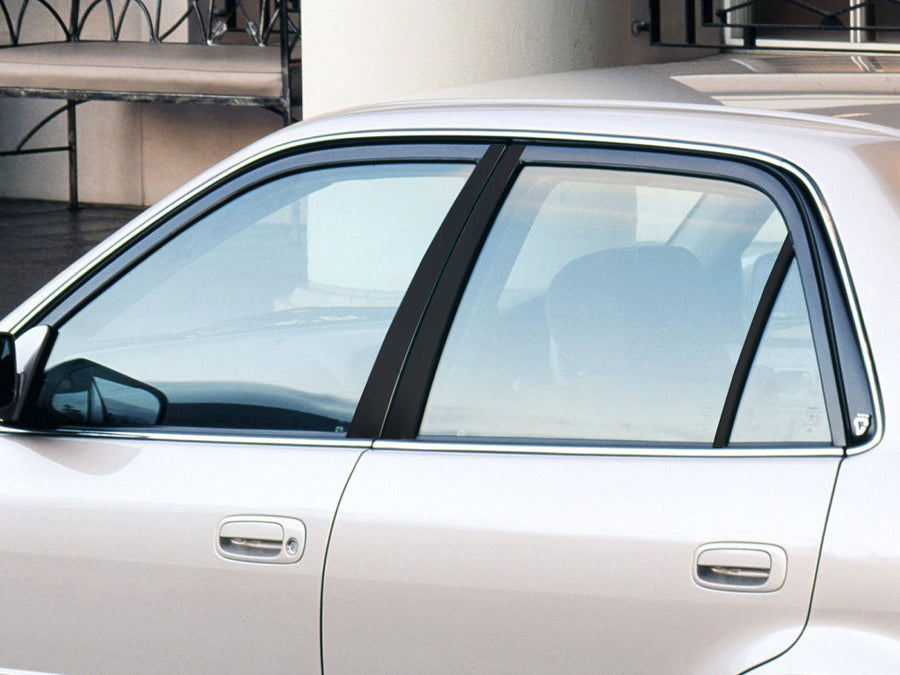 toyota corolla 1993-1997 Matte Black Pillar Cover Diagram