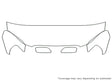 corolla Avery Dennison Clear Bra Hood Precut PPF Diagram