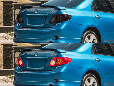 corolla Before and After Smoked Taillights