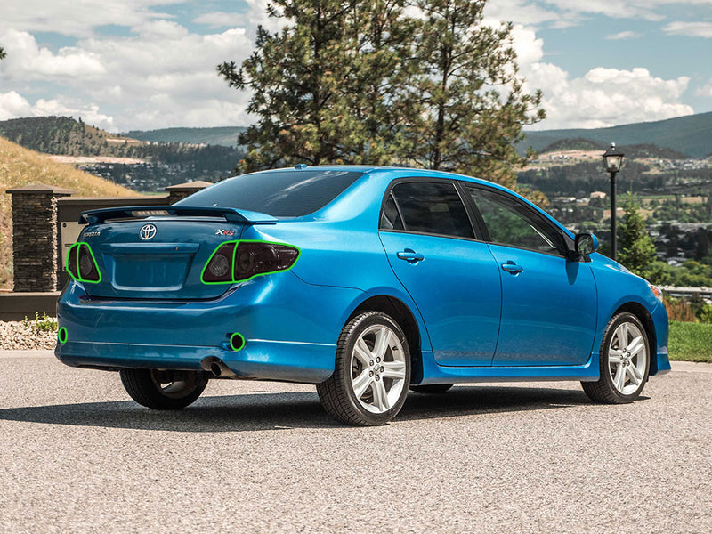 corolla Tail Light Tint Installation Points