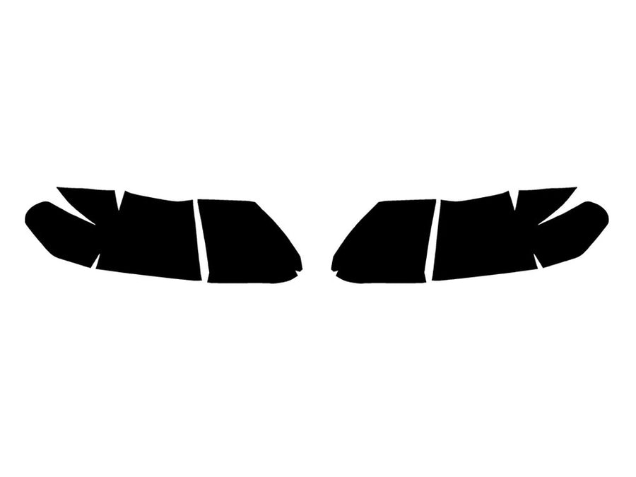 corolla Precut Tail Light Tint Diagram