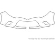 corolla Avery Dennison Clear Bra Bumper Precut PPF Diagram