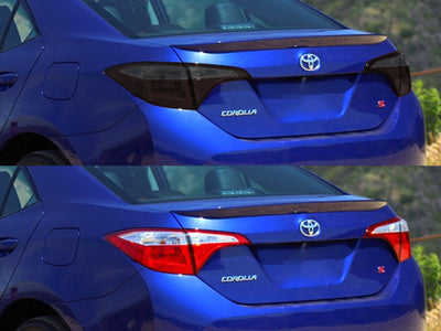 corolla Before and After Smoked Taillights