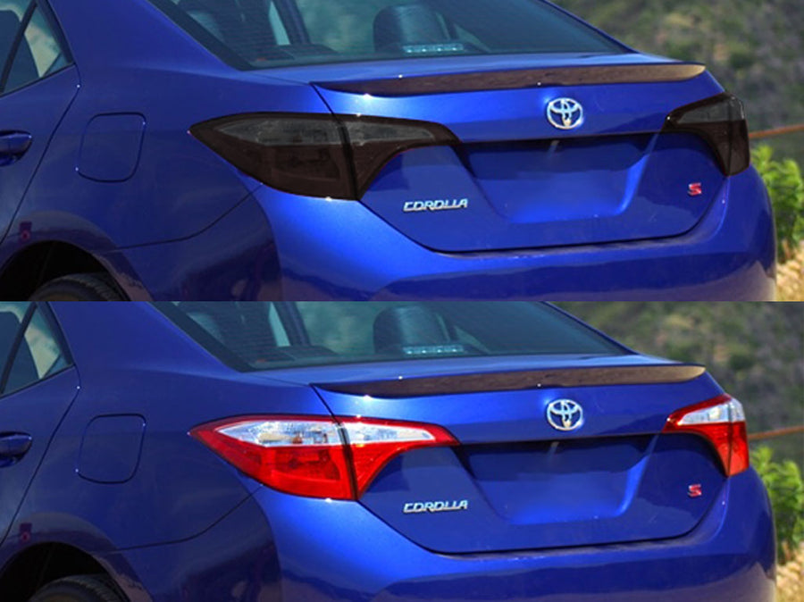 corolla Before and After Smoked Taillights