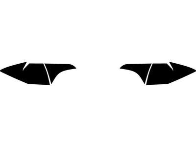 corolla (sedan) Precut Tail Light Tint Diagram