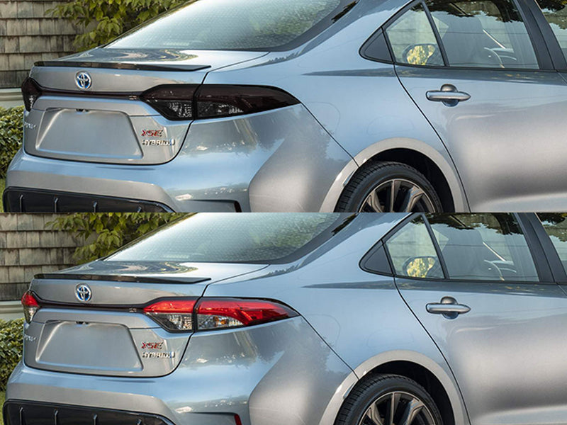 corolla (sedan) Before and After Smoked Taillights