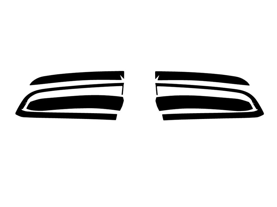 crown Precut Tail Light Tint Diagram