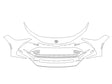 crown 3M Clear Bra Bumper Precut PPF Diagram