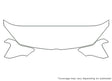 echo Avery Dennison Clear Bra Hood Precut PPF Diagram