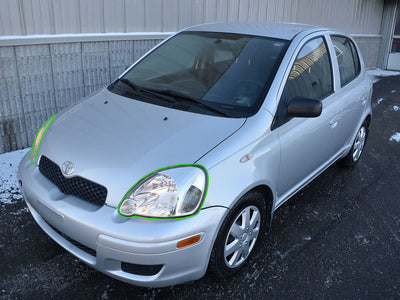 toyota echo 2003-2005 Headlight Protection Installation Location