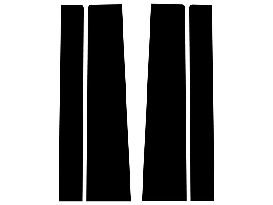 toyota fj cruiser 2007-2014 Carbon Fiber Pillar Trim Diagram