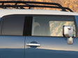 toyota fj cruiser 2007-2014 Brushed Aluminum Black Pillar Cover Diagram