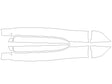 gr 86 3M Clear Bra Door Cup Precut PPF Diagram