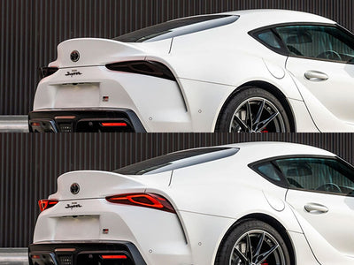 gr supra Before and After Smoked Taillights