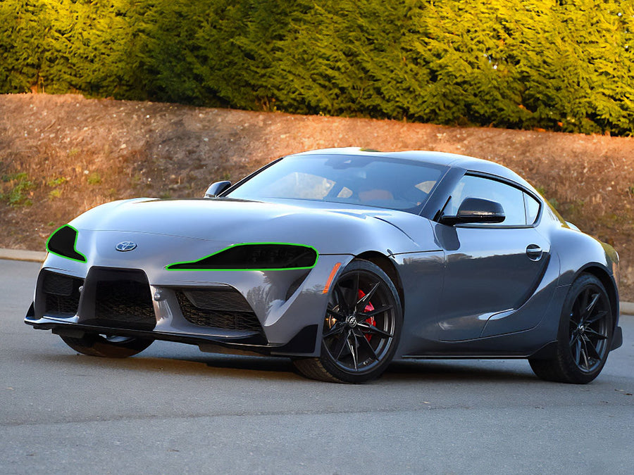 toyota gr supra 2020-2025 Headlight Tint Location