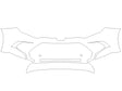 grand highlander 3M Clear Bra Bumper Precut PPF Diagram
