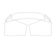 grand highlander Avery Dennison Clear Bra Door Cup Precut PPF Diagram