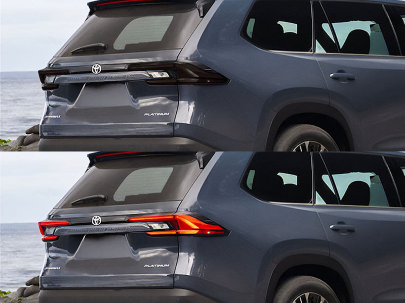 grand highlander Before and After Smoked Taillights